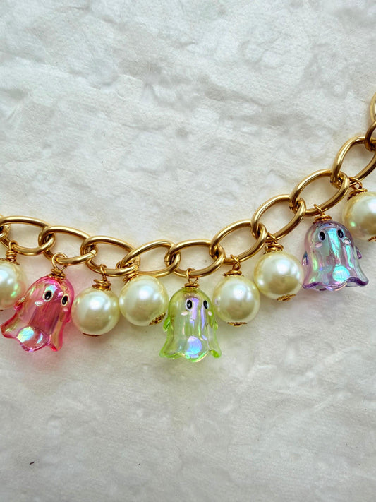 Lenora Dame Colorful Ghost Bag Chain