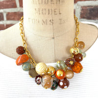 Lenora Dame Cornucopia Charm Necklace