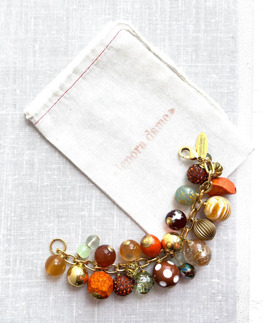 Lenora Dame Cornucopia Charm Bracelet