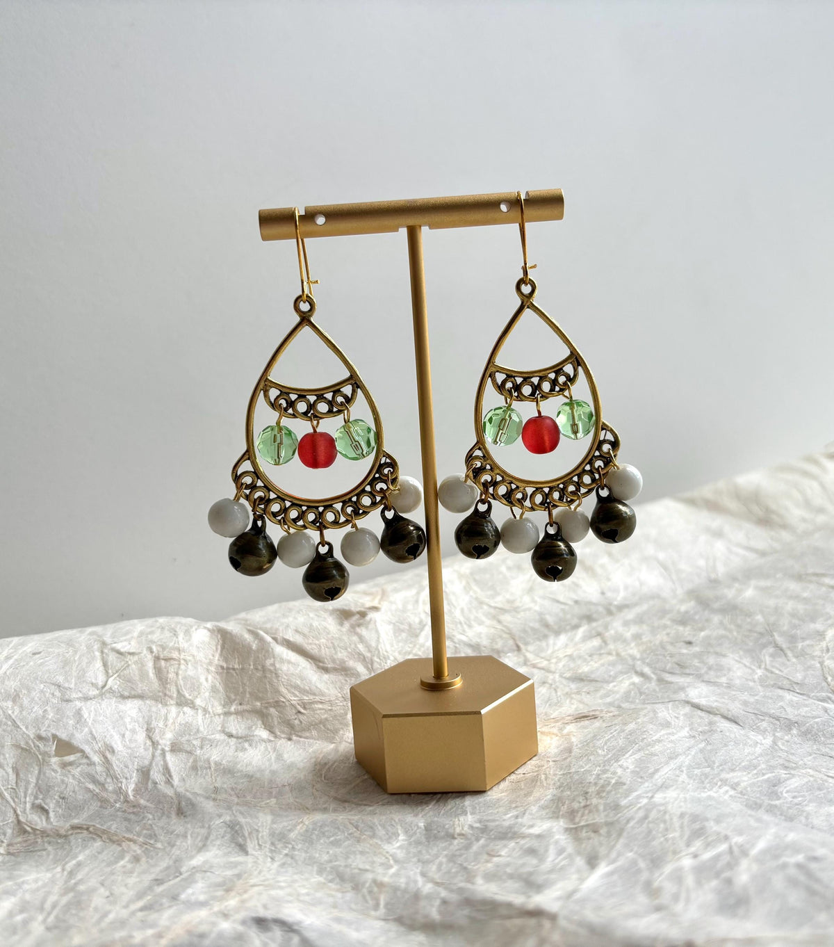 Lenora Dame Jingle Bells Holiday Earrings