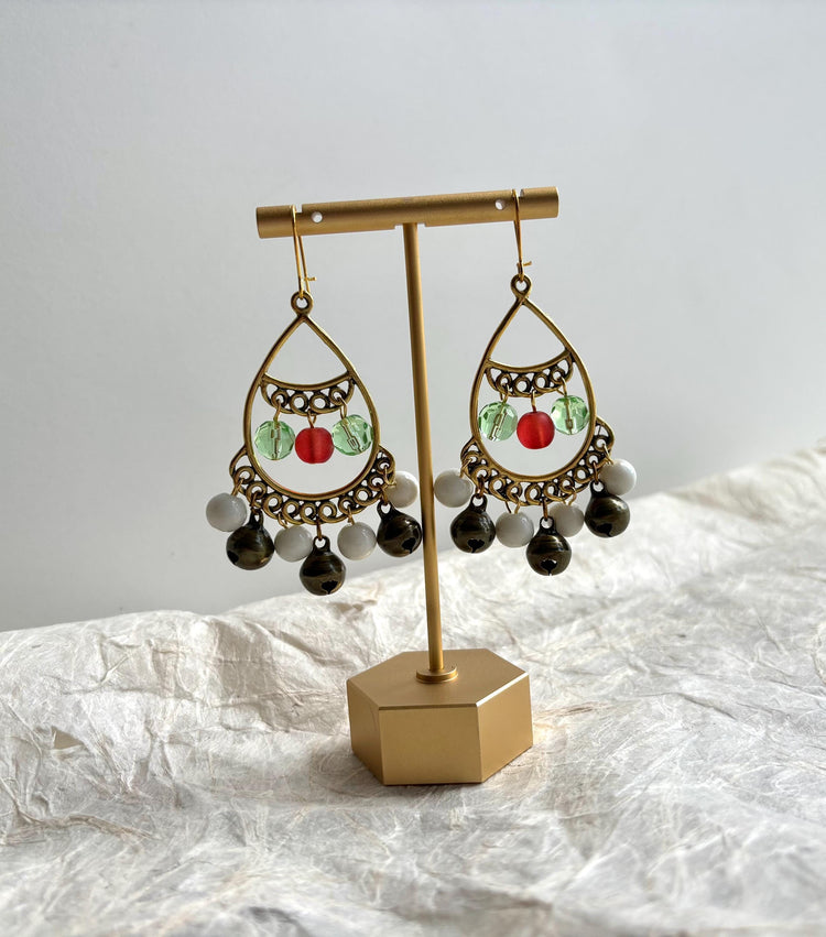 Lenora Dame Jingle Bells Holiday Earrings