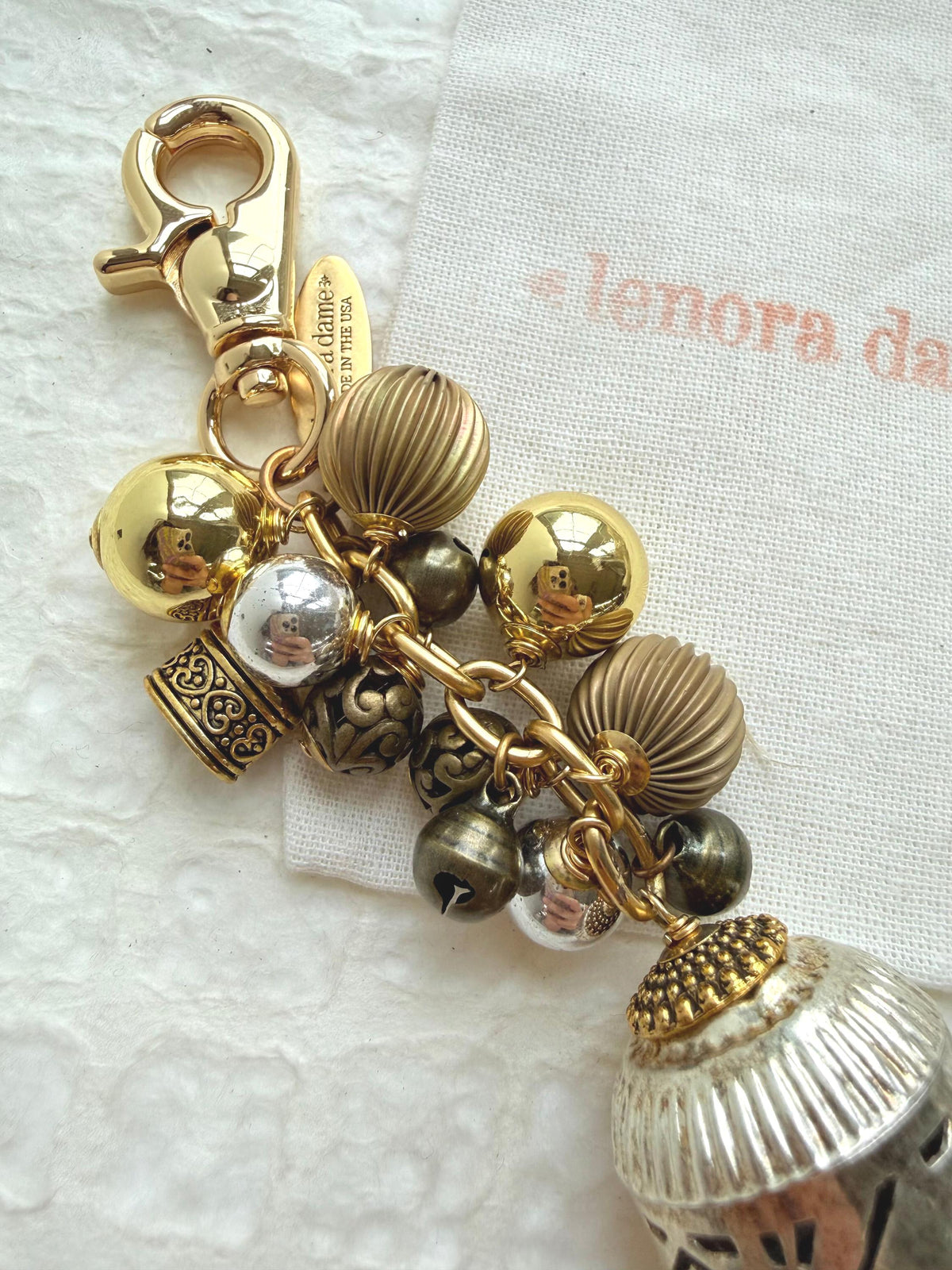 Lenora Dame Latern Bag Charm