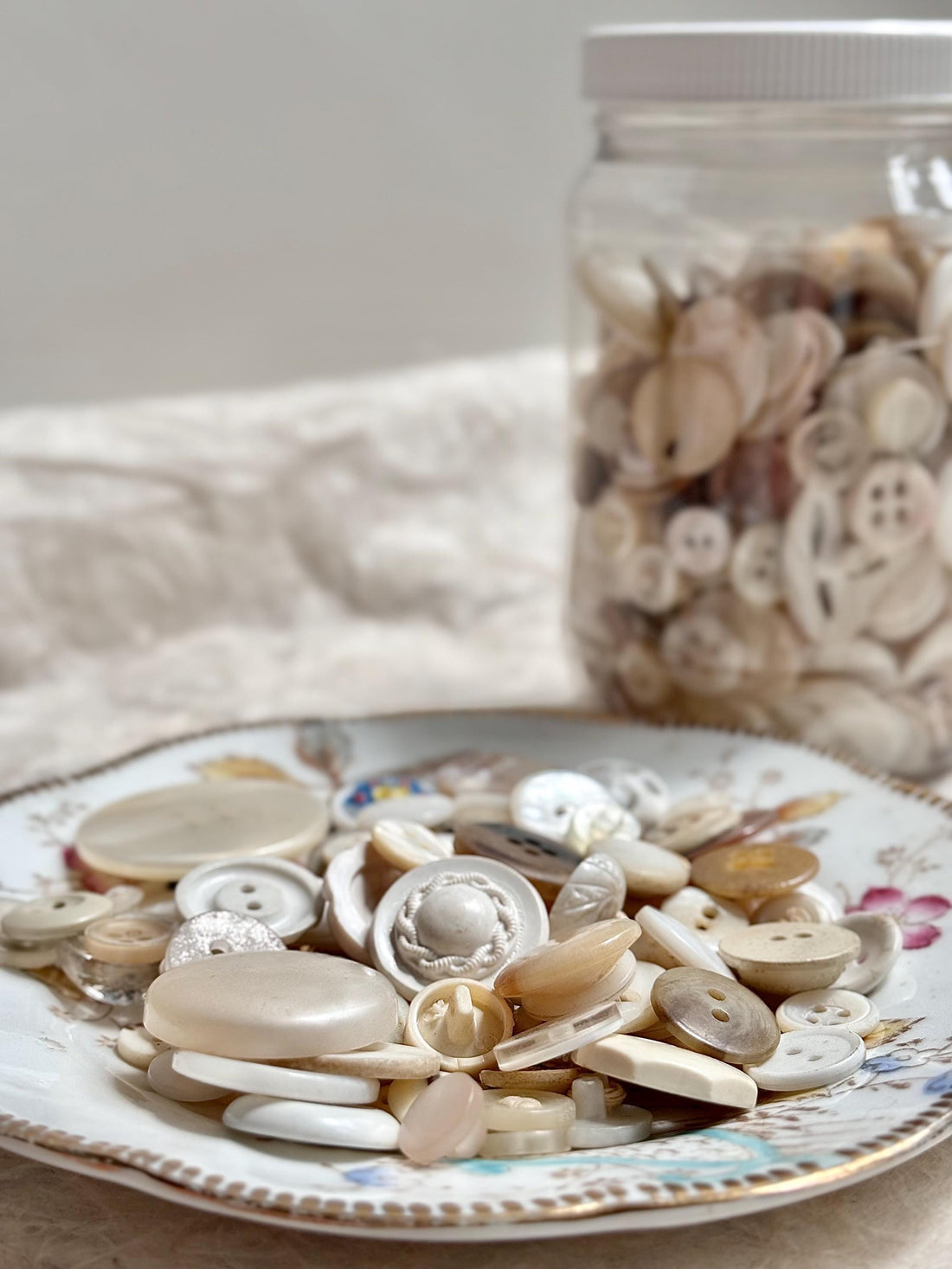 Lenora Dame Mother of Pearl Button Soup