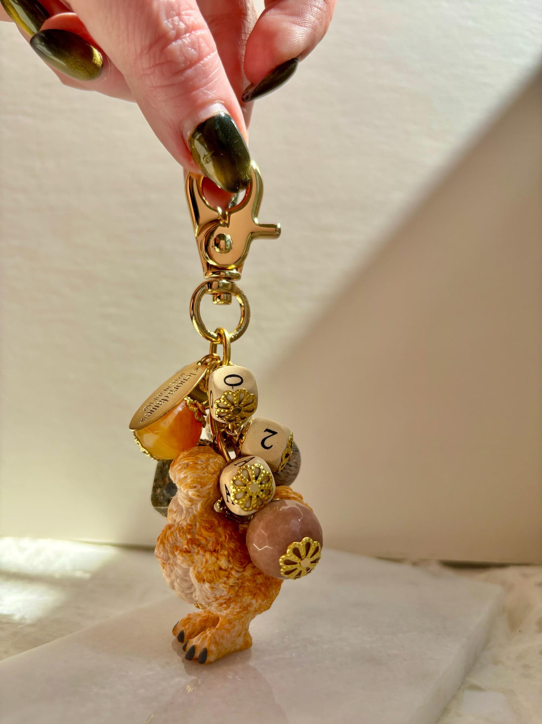 NEW! Lenora Dame Silkie Chicken Bag Charm