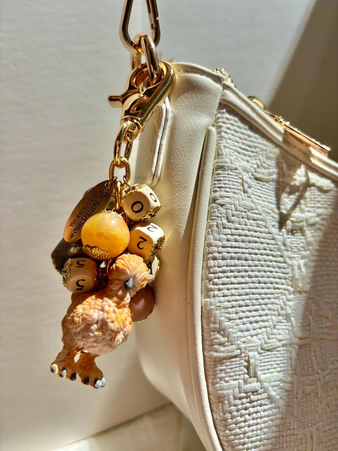 NEW! Lenora Dame Silkie Chicken Bag Charm