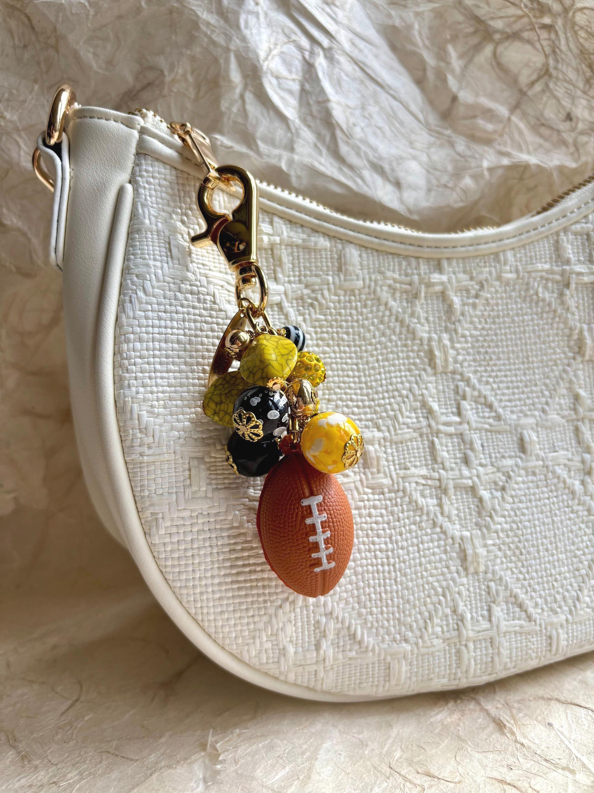 Lenora Dame Pittsburgh Football Bag Charm