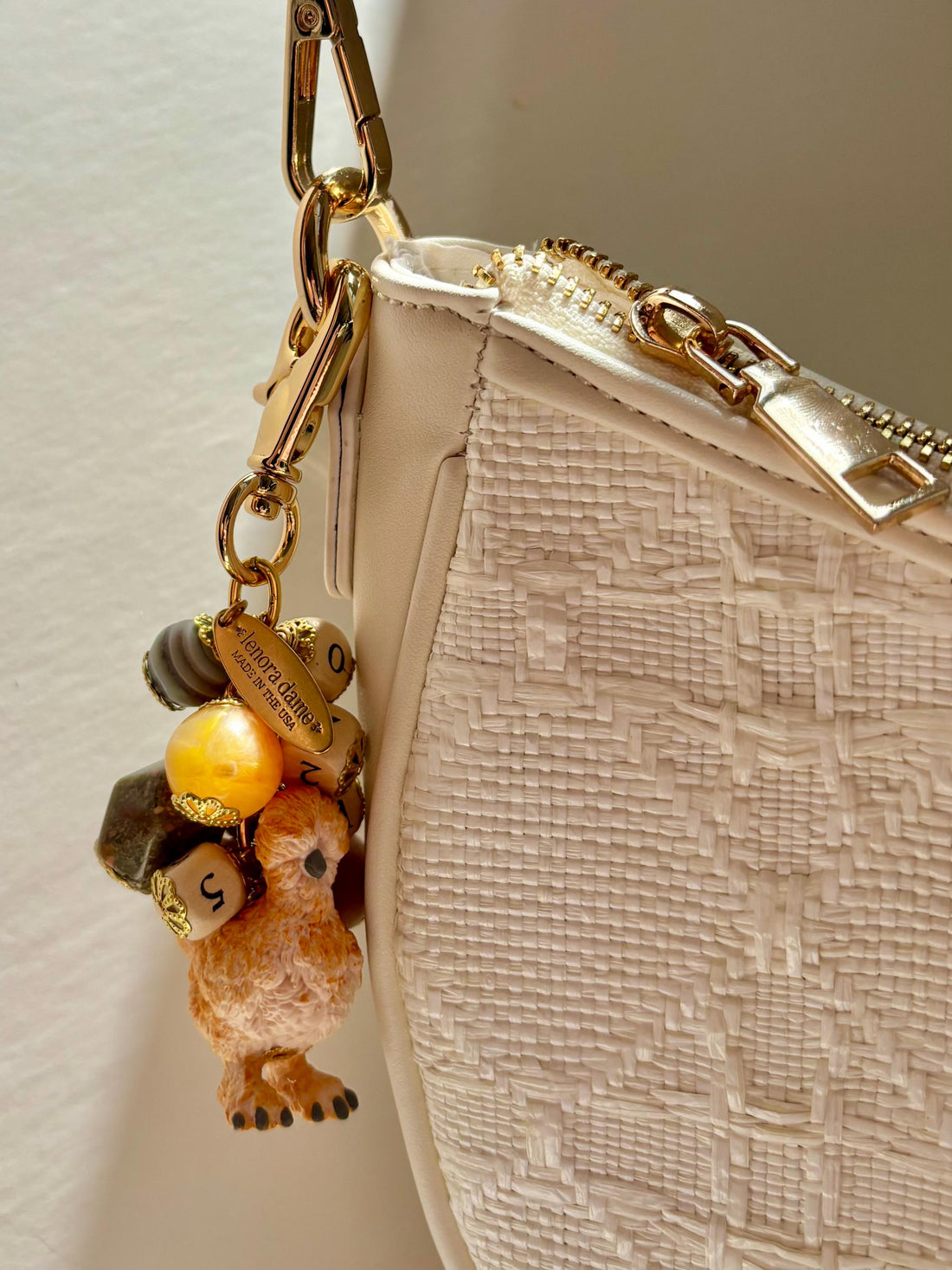 NEW! Lenora Dame Silkie Chicken Bag Charm