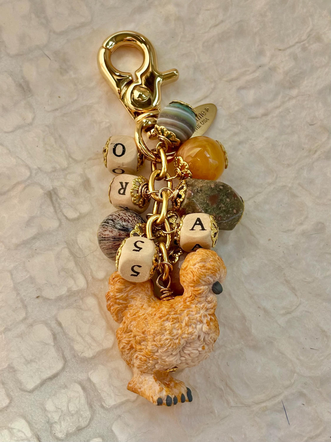 NEW! Lenora Dame Silkie Chicken Bag Charm