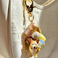 NEW! Lenora Dame Pembroke Welsh Corgi Purse Charm