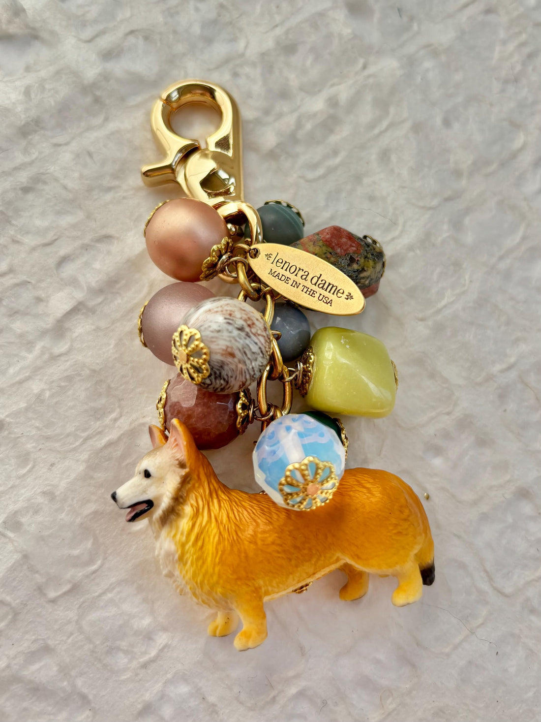 NEW! Lenora Dame Pembroke Welsh Corgi Purse Charm
