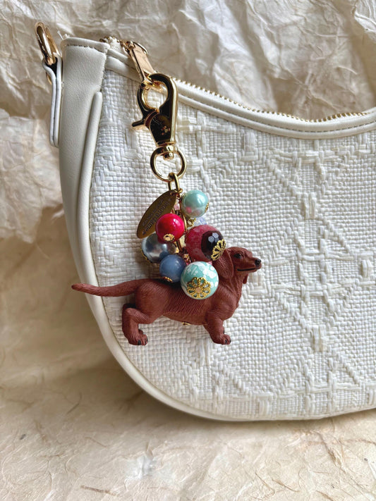 NEW! Lenora Dame Dachshund Bag Charm