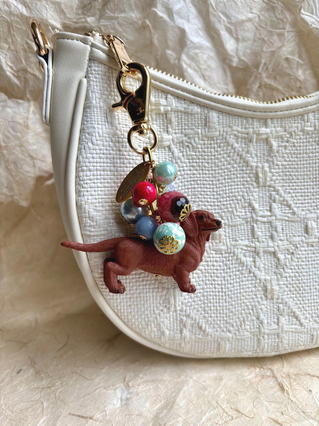 NEW! Lenora Dame Dachshund Bag Charm
