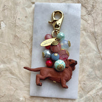 NEW! Lenora Dame Dachshund Bag Charm