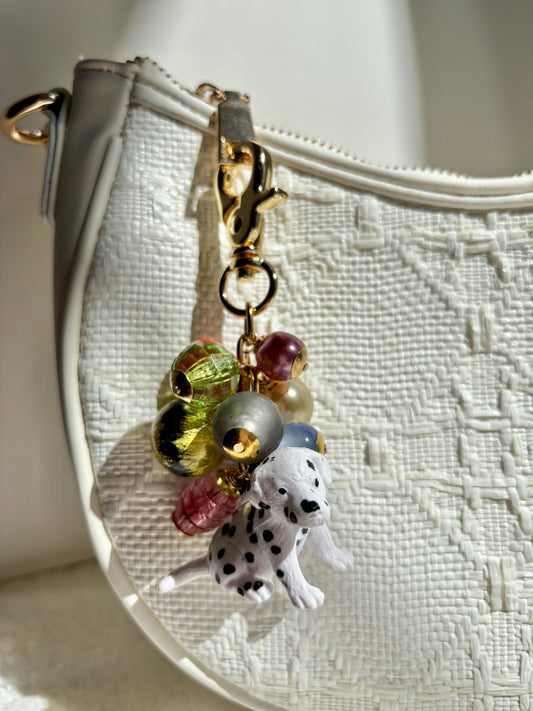 One-Of-A-Kind! Lenora Dame Dalmatian Puppy Bag Charm