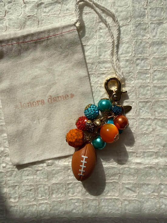 Lenora Dame Miami Football Bag Charm
