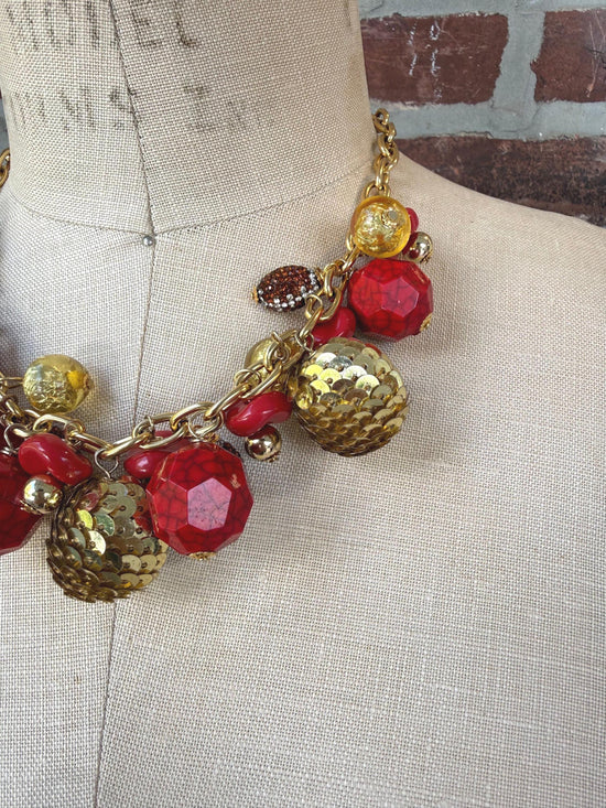 Lenora Dame Kansas City Football Bauble Necklace