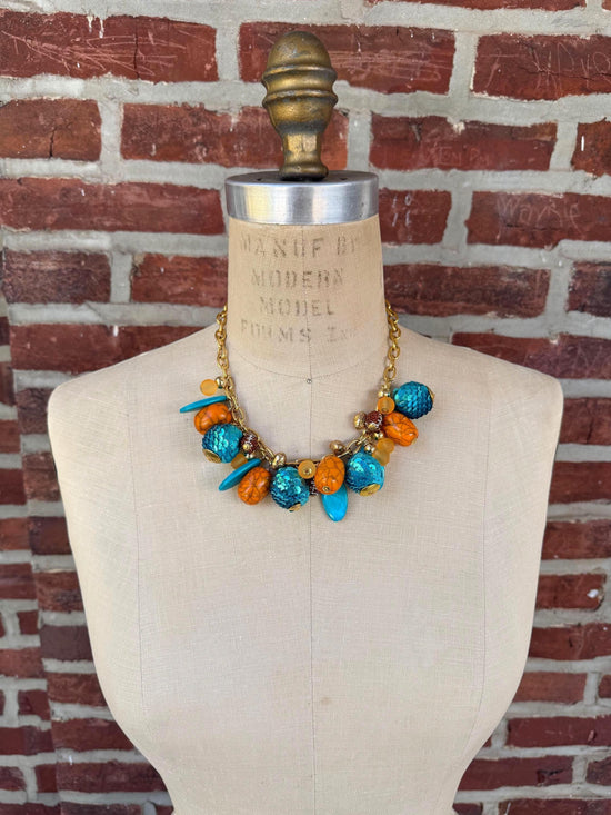 Lenora Dame Miami Football Bauble Necklace