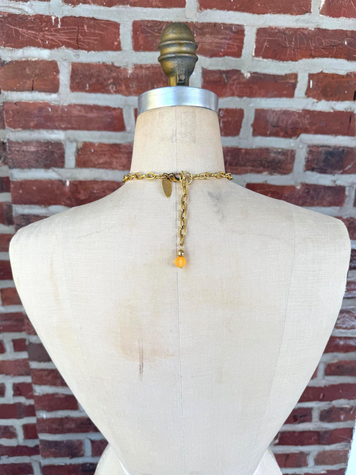 Lenora Dame Miami Football Bauble Necklace