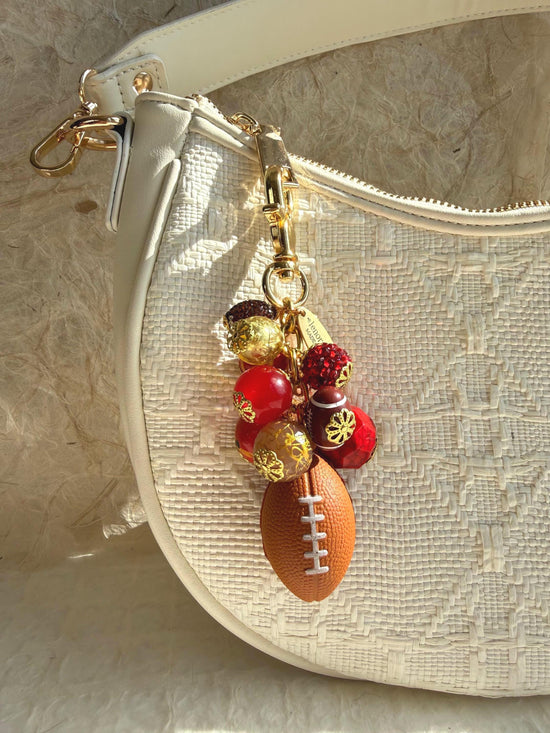 Lenora Dame Kansas City Football Bag Charm