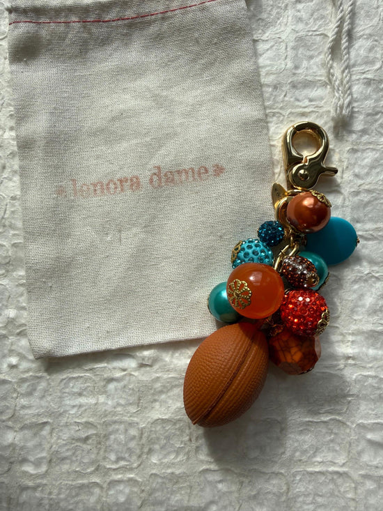 Lenora Dame Miami Football Bag Charm