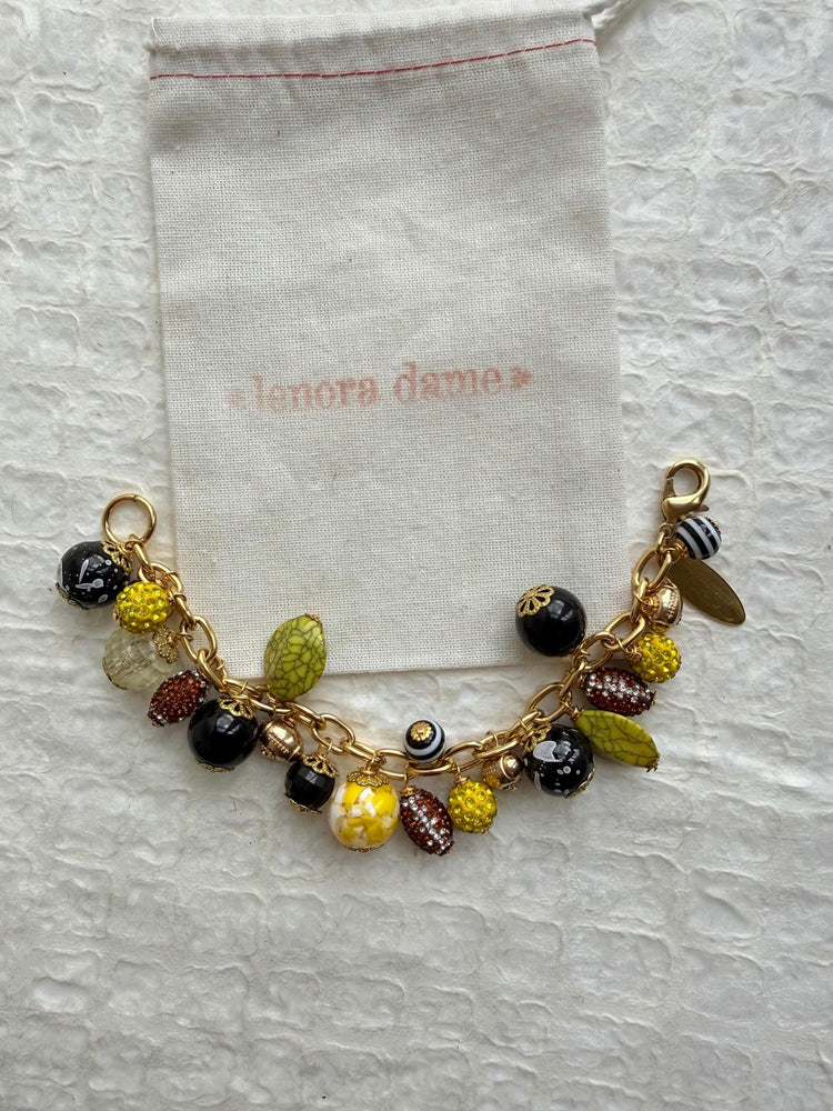 Lenora Dame Pittsburgh Football Charm Bracelet