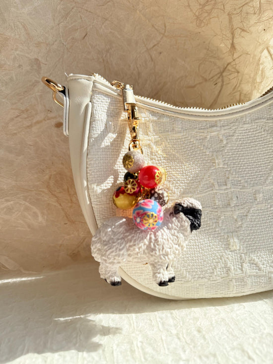 Lenora Dame Valais Sheep Bag Charm