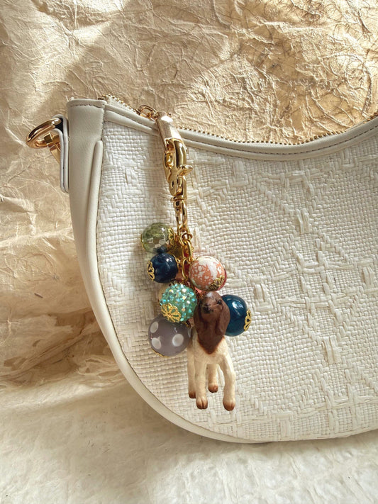 Lenora Dame Boer Goat Bag Charm