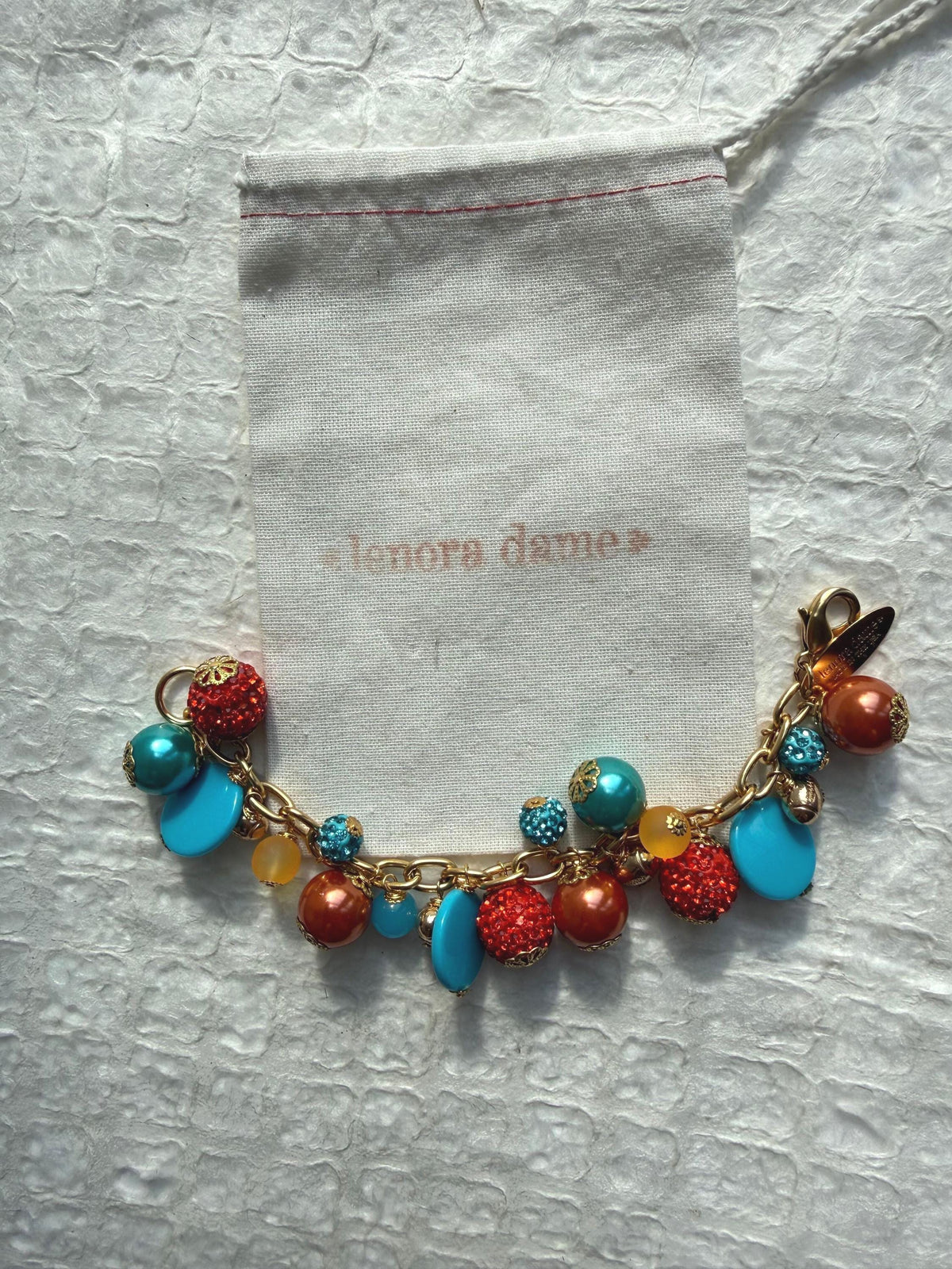 Lenora Dame Miami Football Charm Bracelet