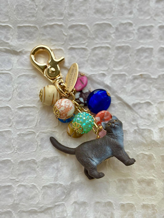 Lenora Dame British Shorthair Bag Charm