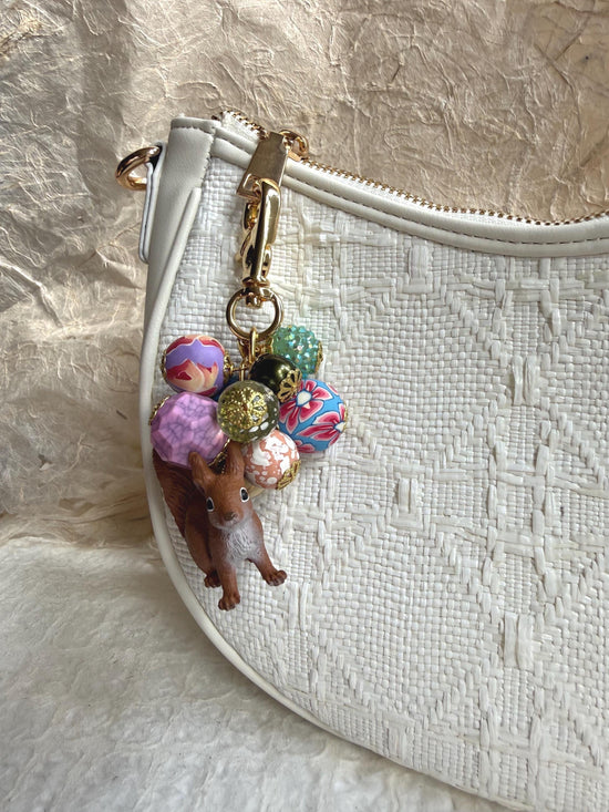 Lenora Dame Squirrel Bag Charm