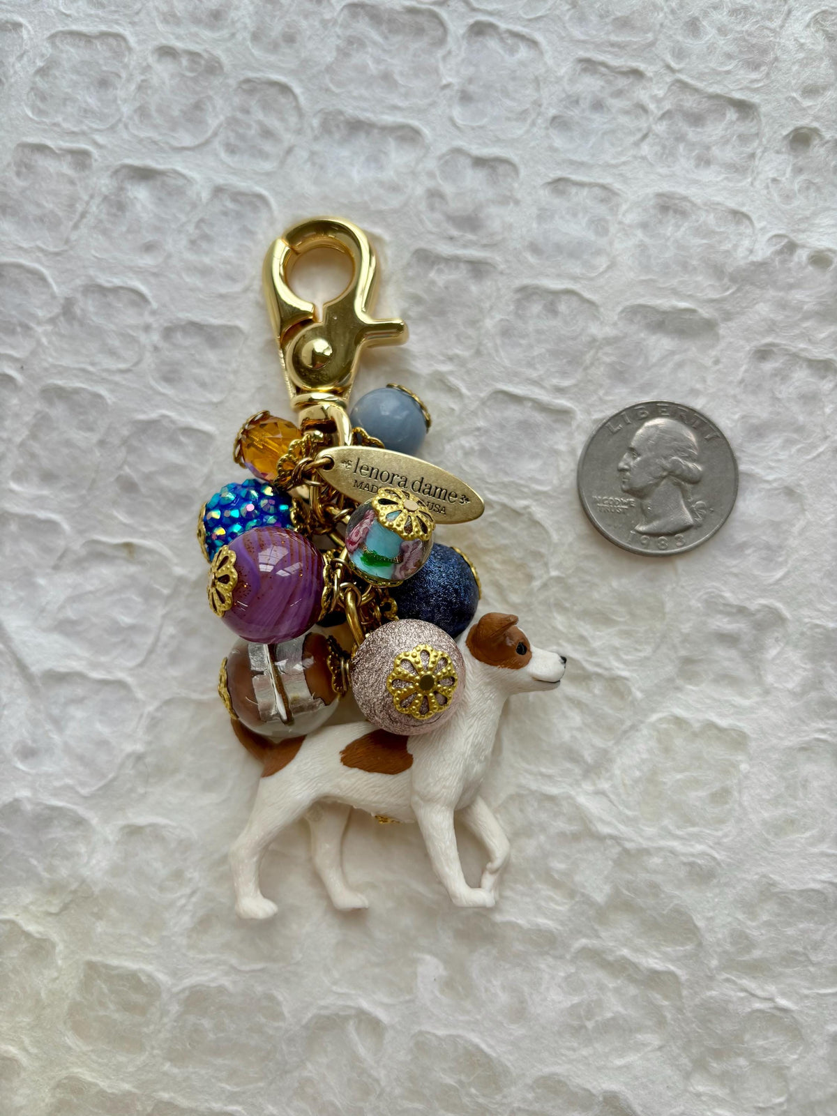 Lenora Dame Jack Russel Bag Charm
