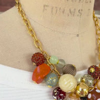 Lenora Dame Cornucopia Charm Necklace