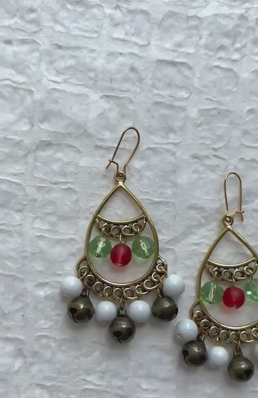 Lenora Dame Jingle Bells Holiday Earrings