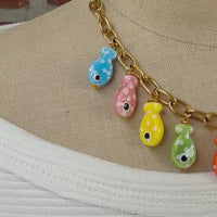 Lenora Dame Fish Charm Necklace