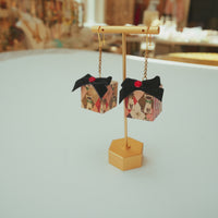 One-of-a-Kind Christmas Present Earrings - Large