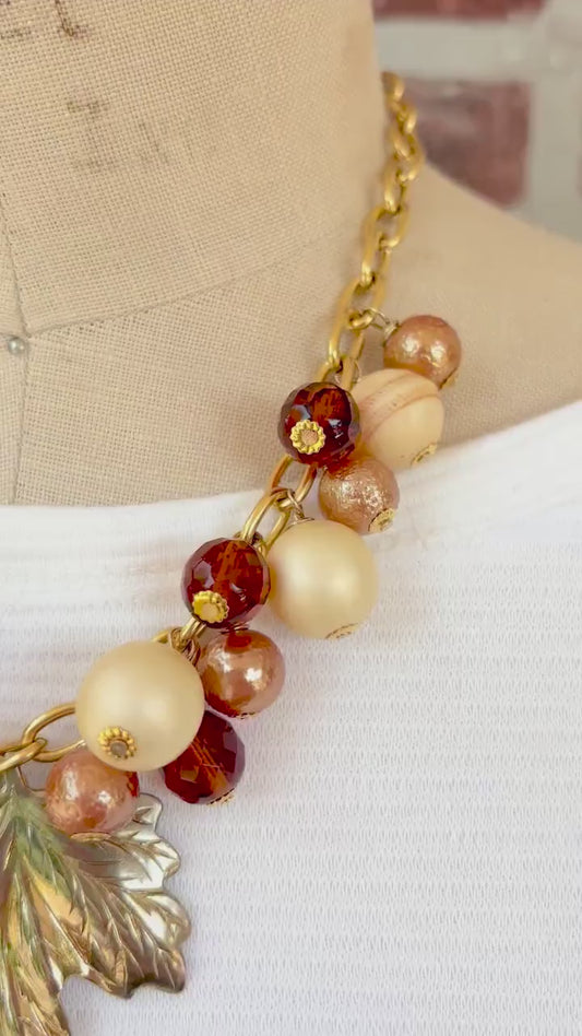 Lenora Dame Autumn Pearl Necklace