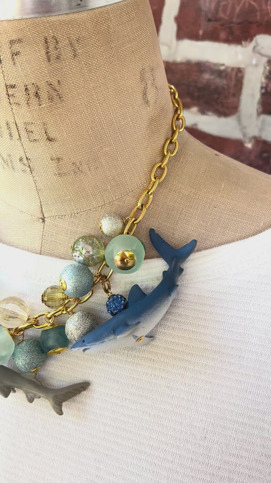 Shark Week Charm Necklace