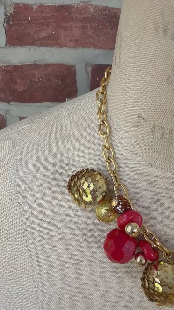 Lenora Dame Kansas City Football Bauble Necklace