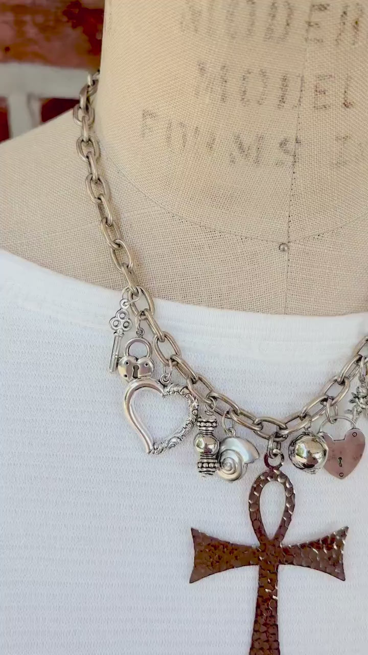 One-Of-A-Kind! Lenora Dame Key of Life Charm Necklace
