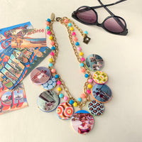 Family Vacation Statement Necklace