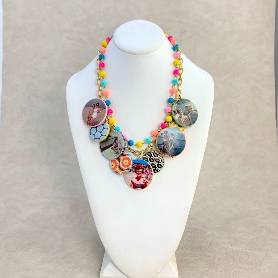 Family Vacation Statement Necklace