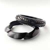 Wooden Chunky Bangle Bracelet