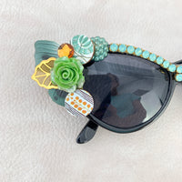 Folk Art Betty Embellished Cat Eye Sunglasses