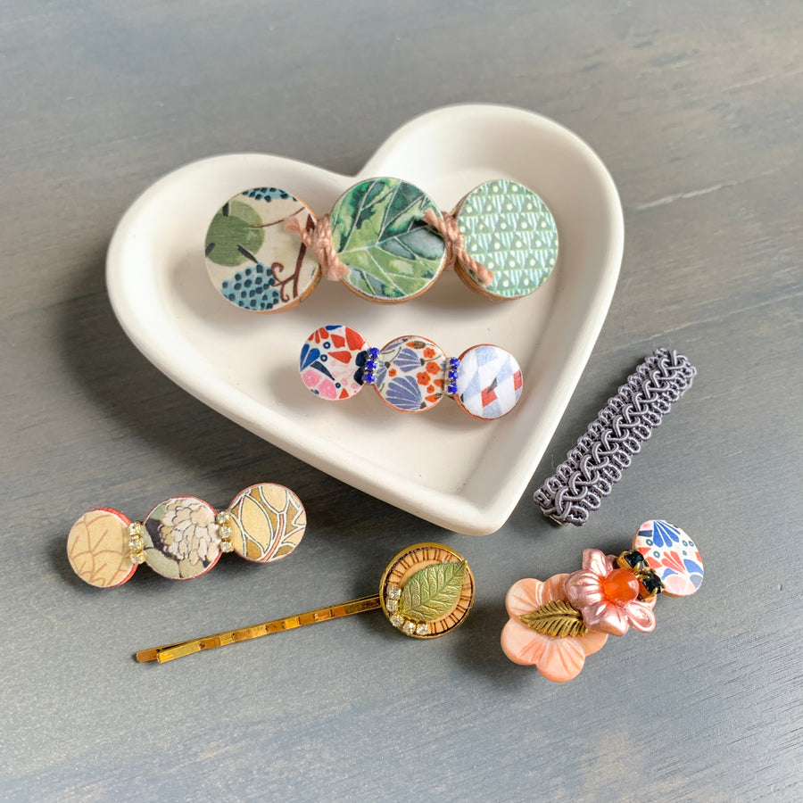 Folk Art Hair Barrette Sets