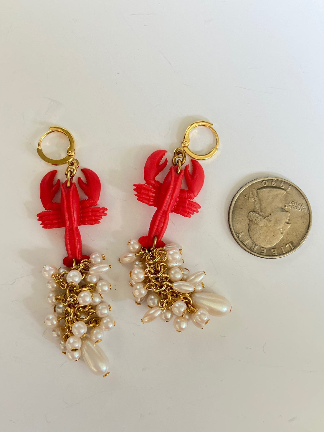 Lenora Dame Lobster Dangle Earrings