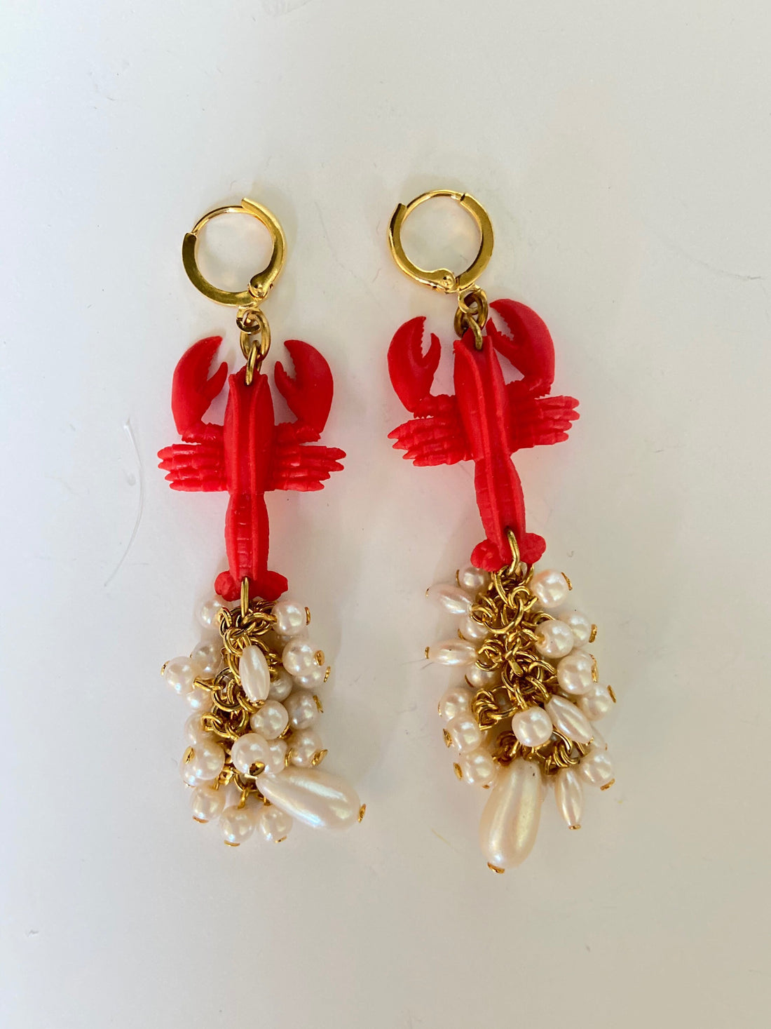 Lenora Dame Lobster Dangle Earrings