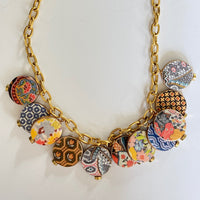 Lenora Dame Art Deco Charm Necklace