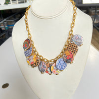 Lenora Dame Art Deco Charm Necklace