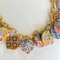 Lenora Dame Art Deco Charm Necklace