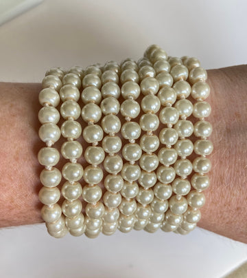 Lenora Dame Pearl Audrey Wrap Bracelet